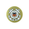 7/8" Etched Enameled Medal Insert (United States Coast Guard)